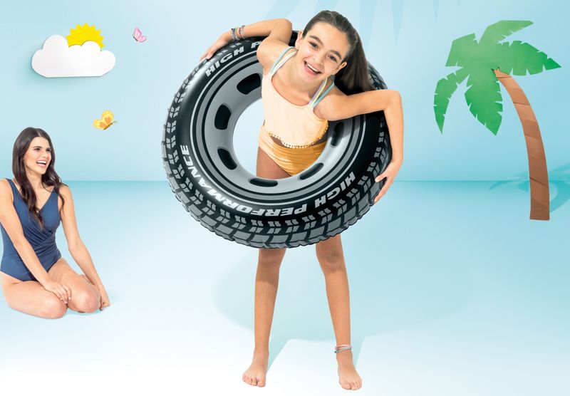 Kruh Intex® 59252NP Giant Tire, detský, nafukovací, do vody, 91 cm – Obrázok 2