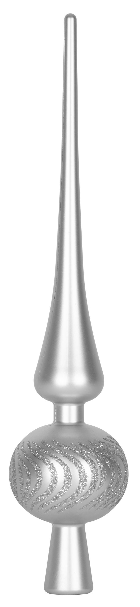 Gule MagicHome Vianoce, sada, 21 ks, 6 cm, strieborné, špic, na vianočný stromček – Obrázok 2