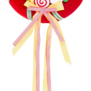 Dekorácia MagicHome Vianoce, Candy Line Veniec, 40x95 cm
