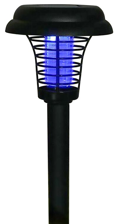Lampa Strend Pro MOKI 57, proti hmyzu a komárom, solárna, UV+biela LED, 13x42 cm, AA – Obrázok 3