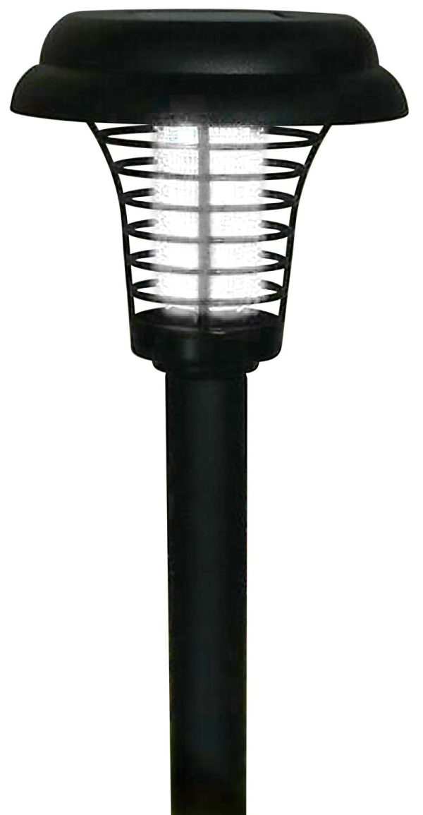 Lampa Strend Pro MOKI 57, proti hmyzu a komárom, solárna, UV+biela LED, 13x42 cm, AA – Obrázok 2