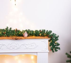 Girlanda MagicHome Vianoce, 50x LED, teplá biela, 3xAA, 8 funkcií, L-2,7 m