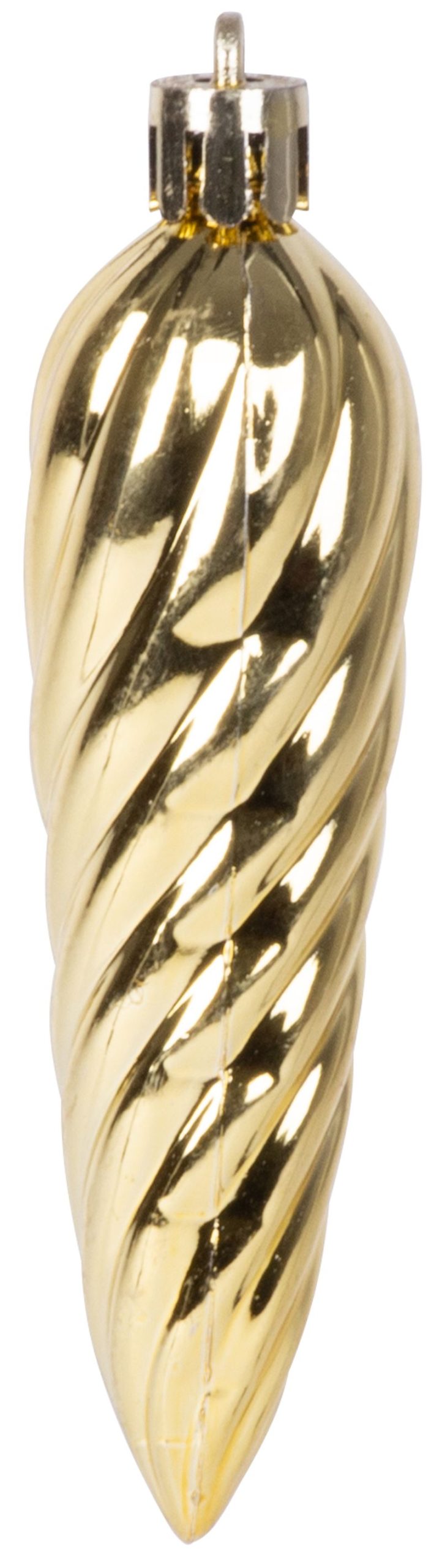 Gule MagicHome Vianoce, sada, 50 ks, 4-5 cm, zlaté, hviezda, girlanda, šiška, na vianočný stromček – Obrázok 9