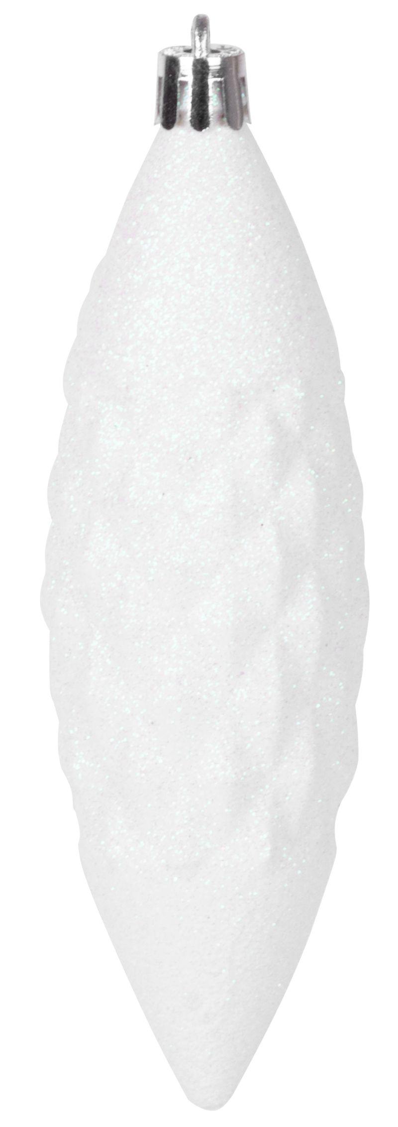 Gule MagicHome Vianoce, sada, 31 ks, 5-6-8-12 cm, bielo-strieborné, na vianočný stromček – Obrázok 4