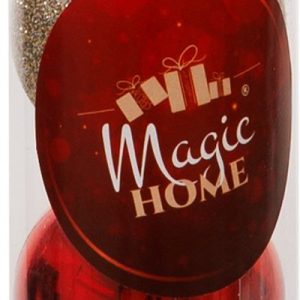 Gule MagicHome Vianoce, 8 ks, červená-champagne, na vianočný stromček, 5 cm, Sellbox 36 túb