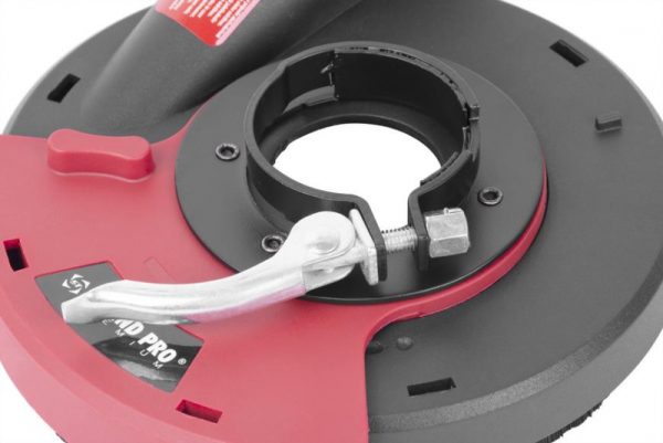 Kryt Strend Pro DP128, odsávací, 115/125 mm, na uhlovú brúsku – Obrázok 3