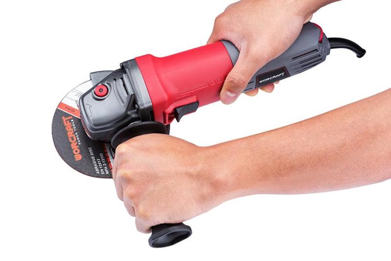 Brúska Worcraft AG08-125S, 820W, 125 mm, M14, uhlová, s reguláciou otáčok – Obrázok 3