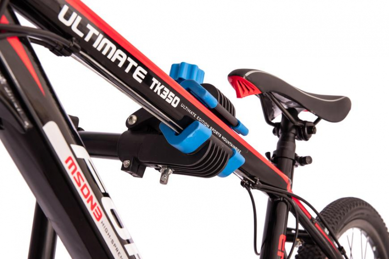 Stojan Strend Pro, na bicykel, na opravu kolies, servisný, 109-190 cm – Obrázok 2