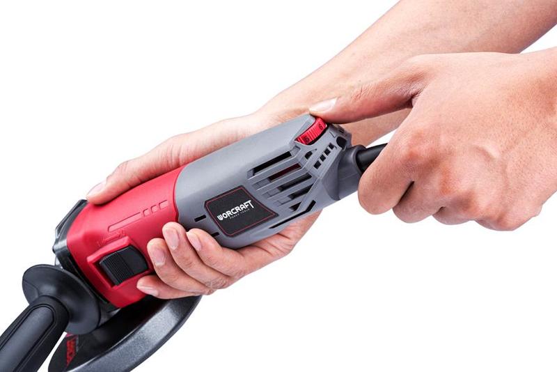 Brúska Worcraft AG08-125S, 820W, 125 mm, M14, uhlová, s reguláciou otáčok – Obrázok 2