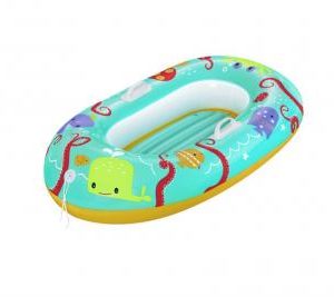 Čln Bestway® 34009, Happy Crustacean, detský, nafukovací, 119x79 cm