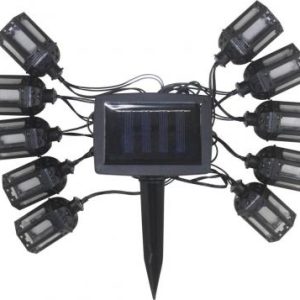 Reťaz Strend Pro Garden, lampáš, solárna, 10x LED, 1,8+2 m