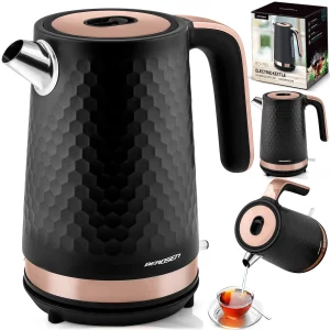 Rýchlovarná kanvica Berdsen BD-705 1,7 l čierna a medenák