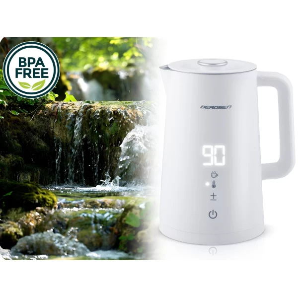 Rýchlovarná kanvica 1,7 l Berdsen BD-709 biela – Obrázok 3