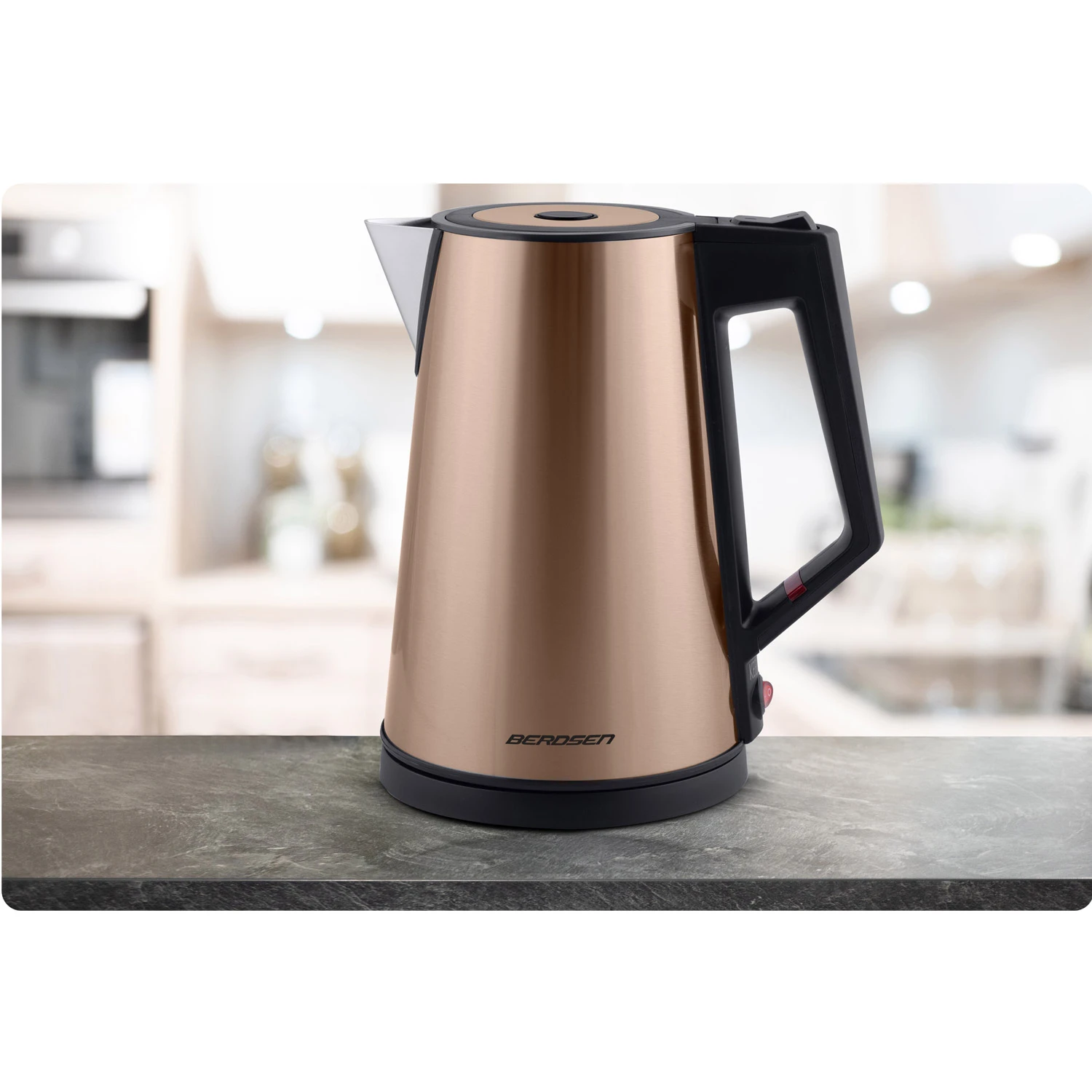 Rýchlovarná kanvica 1,7 l Berdsen BD-708 medená – Obrázok 5