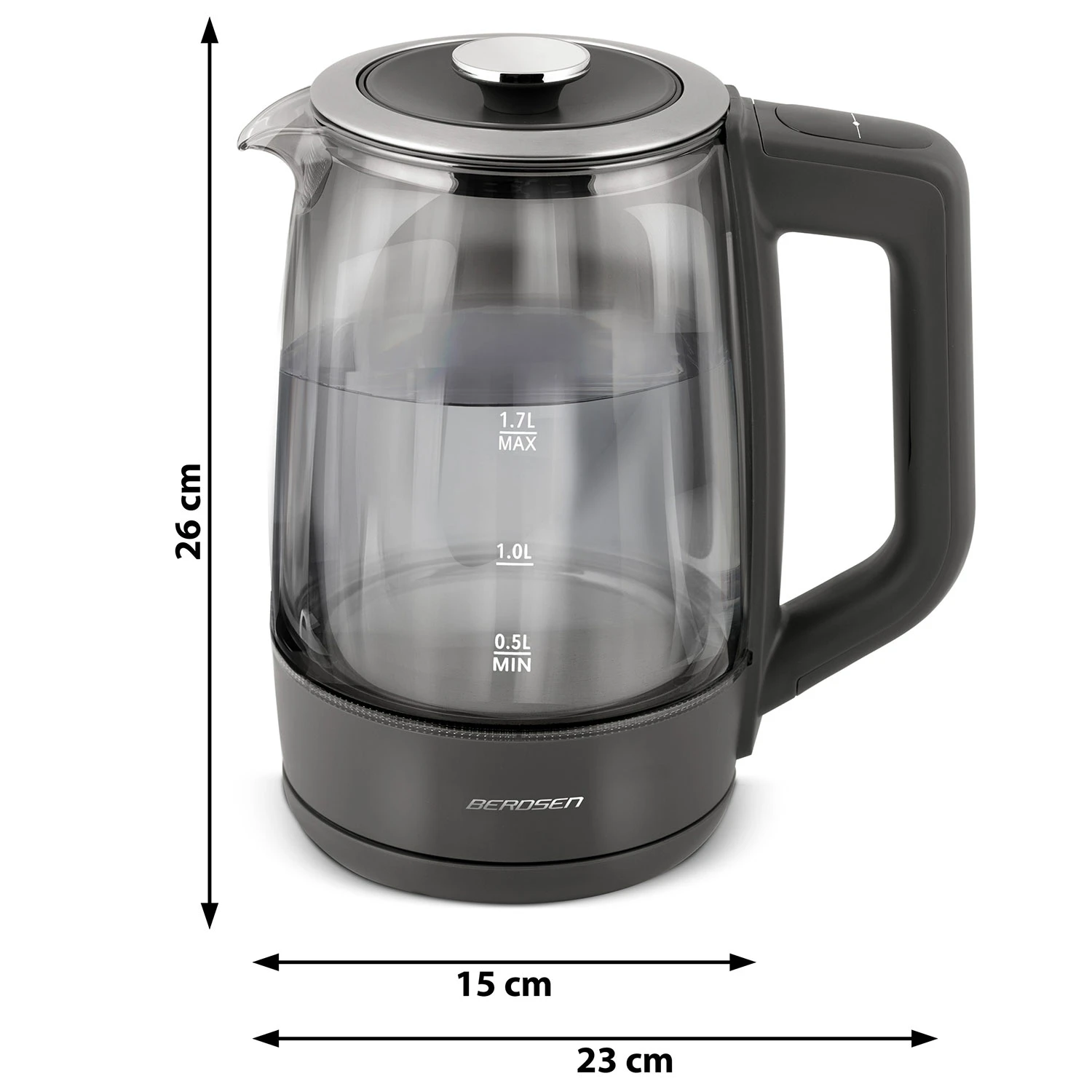Sklenená elektrická kanvica 1,7l Berdsen BD-711 – Obrázok 7