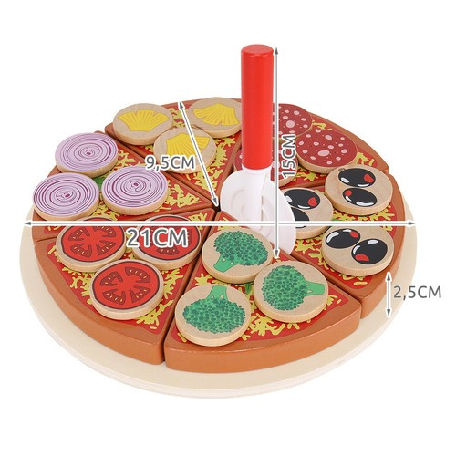 Drevená pizza - sada 22471 – Obrázok 4