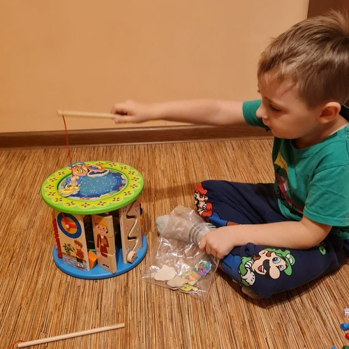 Drevená vzdelávacia kocka Kruzzel 24670 – Obrázok 2