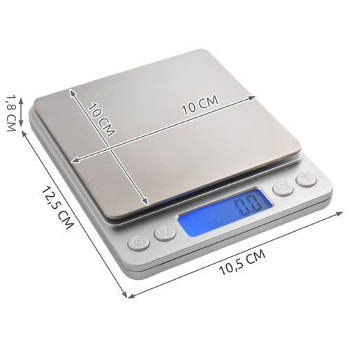 Kuchynská váha 2kg Ruhhy 24210 – Obrázok 6