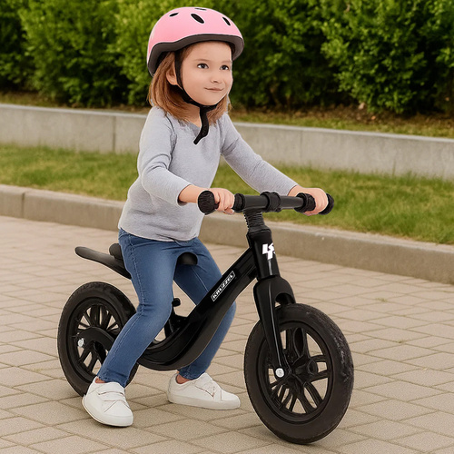 Odrážadlo -balančný bicykel čierny Kruzzel 25767 – Obrázok 5