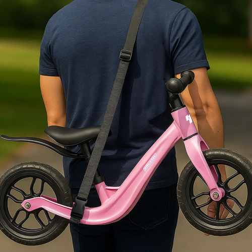 Odrážadlo -balančný bicykel ružový Kruzzel 25768 – Obrázok 5