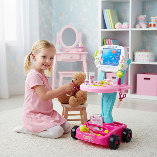 Sada Little Doctor - Ružový kočík 26556 – Obrázok 5
