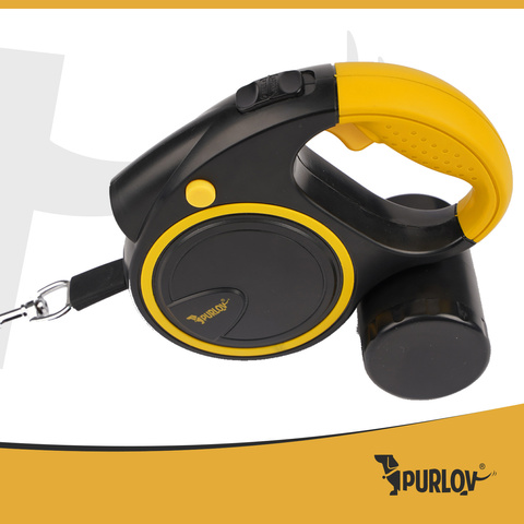 Automatická vodítko s baterkou 5m Purlov 25965 – Obrázok 8