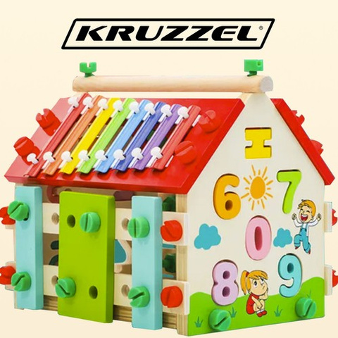 Drevený vzdelávací dom Kruzzel 22564 – Obrázok 9