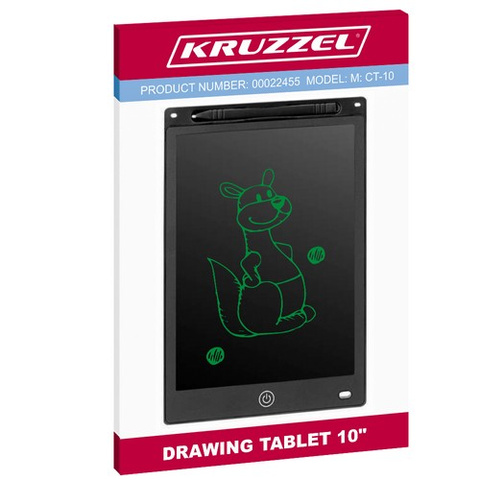 Kresliaci tablet 10" čierny XL KRUZZEL 22455 – Obrázok 8