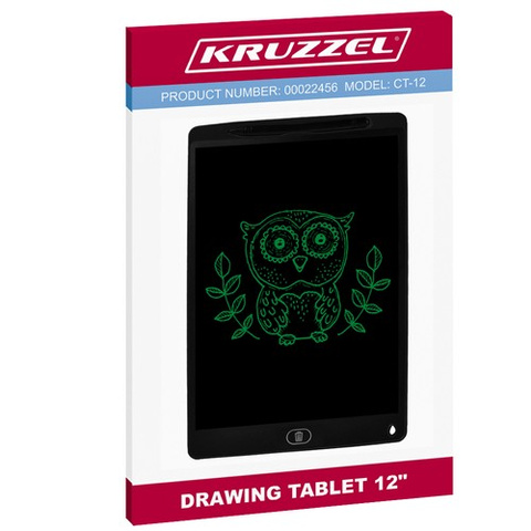 Kresliaci tablet 12" čierny KRUZZEL 22456 – Obrázok 7
