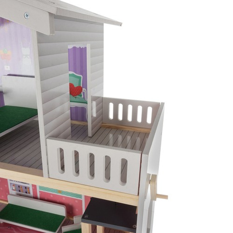 Kruzzel domček pre bábiky Veľký domček pre bábiky 114 cm 114 cm – Obrázok 5