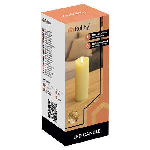 LED sviečka / vložka 12,5 x5cm 1ks Ruhhy 26484 – Obrázok 4