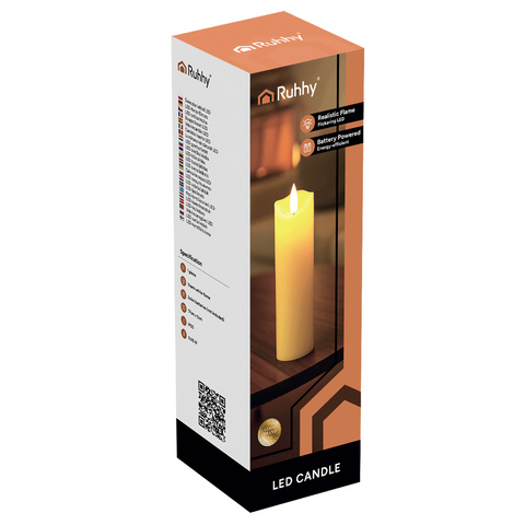 LED sviečka / vložka 17x5cm 1ks Ruhhy 26720 – Obrázok 4