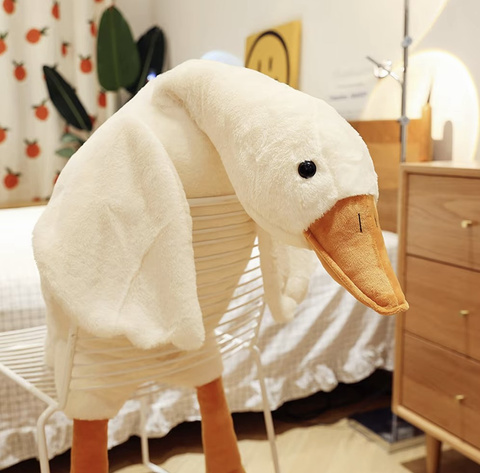 Maskot - plyšová hračka hus 130cm Kruzzel 24720 – Obrázok 2