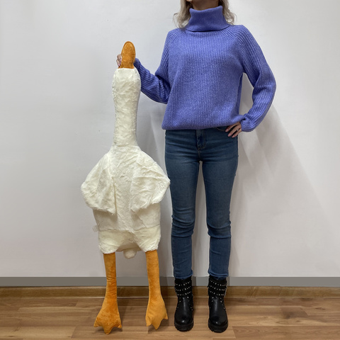 Maskot - plyšová hračka hus 130cm Kruzzel 24720 – Obrázok 3