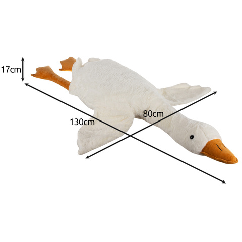 Maskot - plyšová hračka hus 130cm Kruzzel 24720 – Obrázok 6