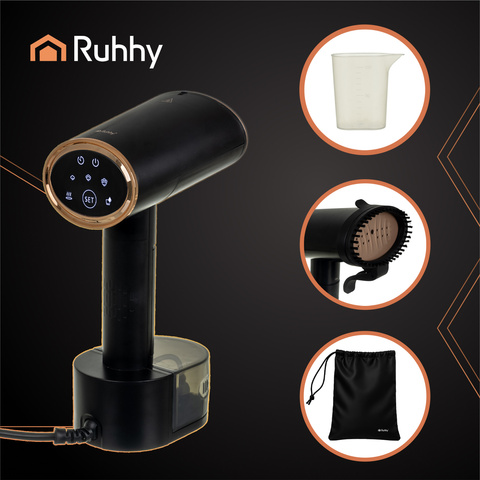Mysti Ruhhy 26339 2000W čierny naparovač odevov – Obrázok 5