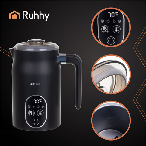 Napeňovač mlieka s displejom 500 W Ruhhy26649 – Obrázok 3