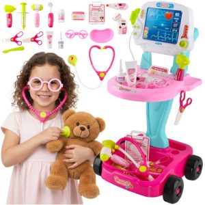 Sada Little Doctor - Ružový kočík 26556