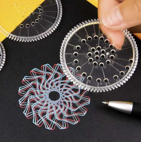 Súprava na kreslenie - spirograf Maaleo 24346 – Obrázok 5