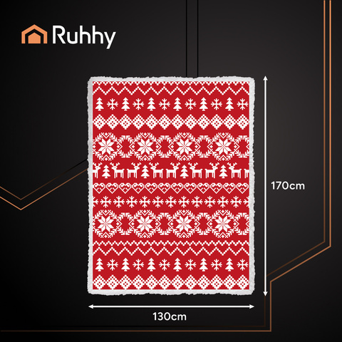 Vianočná deka 1,3x1,7cm Ruhhy 26610 – Obrázok 4