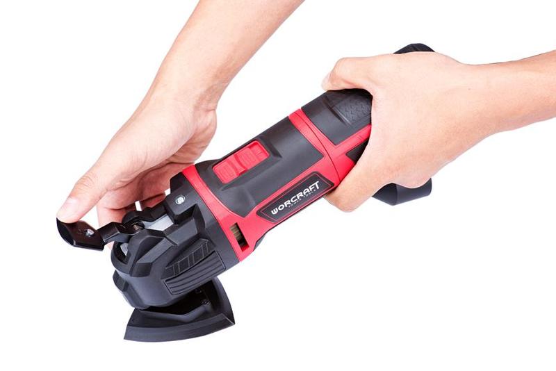 Nástroj Worcraft MF-300, 300 W, 10.000-18.500 rpm, multifunkčná brúska – Obrázok 4