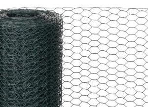 Pletivo GARDEN HEX PVC 1000/20/0,9 mm, zelené, RAL 6005, šesťhranné, chovateľské, bal. 10 m