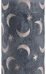 Sviečka Bolsius Rustic, valcová, Vianoce, Slate Blue, 130/68 mm
