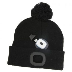 Čiapka Strend Pro Wahoo čierna L, 4x SMD LED, 60 lm, s brmbolcom