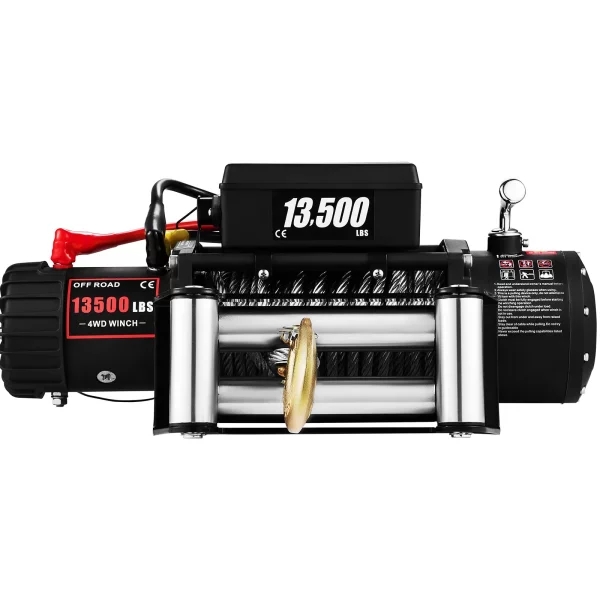 Elektrický navijak 12V 6123,5 kg Elektrický navijak Elektromotorový navijak 52 x 25 x 24 cm Motorový navijak – Obrázok 2