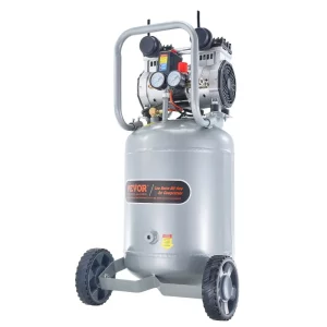 Vzduchový kompresor 49L Whisper Compressor 2HP. Vzduchové čerpadlo Bezolejový 8bar kompresor Jednofázový Hladina hluku ≤63dB Ideálny na hustenie pneumatík Opravy áut Maľovanie Drevených výrobkov