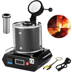 Digitálna taviaca pec 1150 ℃ 3 kg, automatická taviaca pec, taviaca pec Black Gold, elektrická taviaca pec s výkonom 1400 W