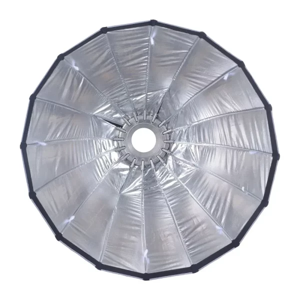 Parabolický softbox , 880 mm, osemuholníkový softbox s rýchlym uvoľnením a skladaním, ľahký a prenosný, pre držiak Bowens, 4 svetelné efekty, vhodný pre profesionálne fotografovanie, denné natáčanie – Obrázok 2