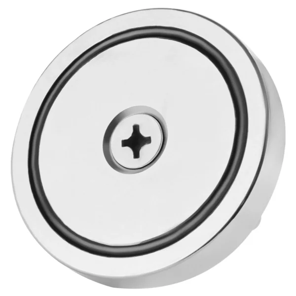 Magnetická rybárska sada Magnetická rybárska sada 318 kg Jednostranná ťažná sila, Rybárska sada s neodýmovým magnetom zo vzácnych zemín 60 mm na navíjanie v rieke Magnetický rybolov Ťažké zavesenie – Obrázok 3