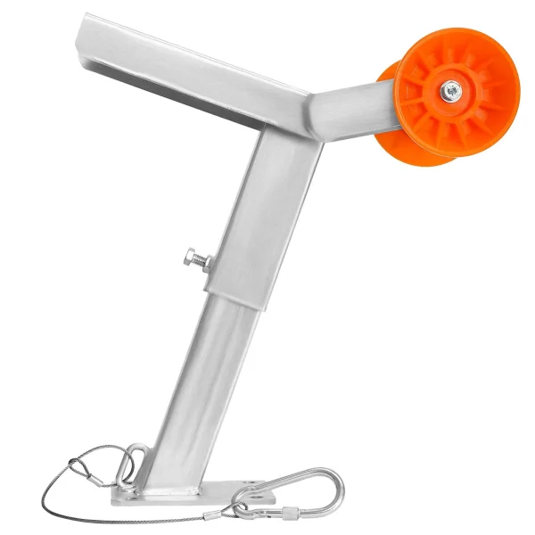 Sedadlo na príves s kolieskami, výškovo nastaviteľné 365 – 548 mm, veterný stojan s U-skrutkami pre ťažné zariadenie s rozmermi 50,8 – 76,2 mm Š x 76,2 – 101,6 mm V, vhodné pre vodný skúter, plachetnicu, rýchlostný čln – Obrázok 2
